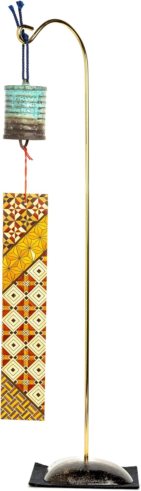 Amazon 小田原風鈴 真鍮 小田原提灯風鈴 寄木短冊付き 掛台セット Diy 工具 ガーデン