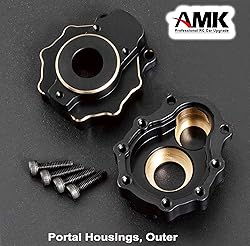 Brass Counter Weight Black Coating TRX4 Portal Axle