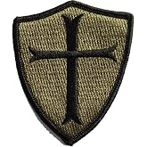 Crusader Shield Shoulder Patch - Olive Drab