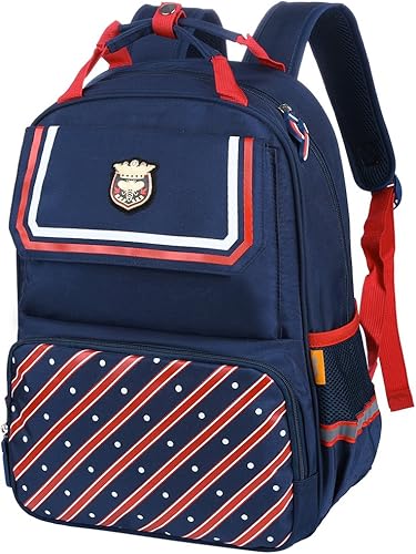 Amazon Vbigerスクールバッグ 小学生バック学生書類バッグ ダークブルー ショルダーバッグ ポシェット