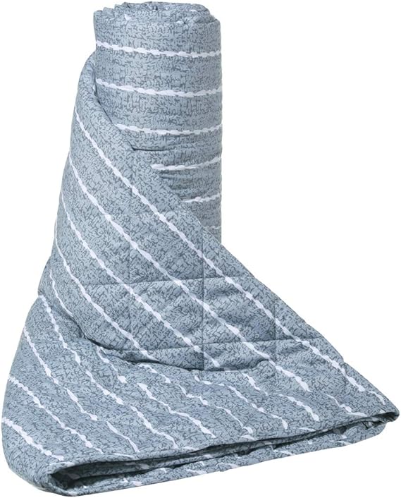 ZZZNEST Therapiedecke Anti Stress, 9.5 kg Gewichtsdecke für Erwachsene