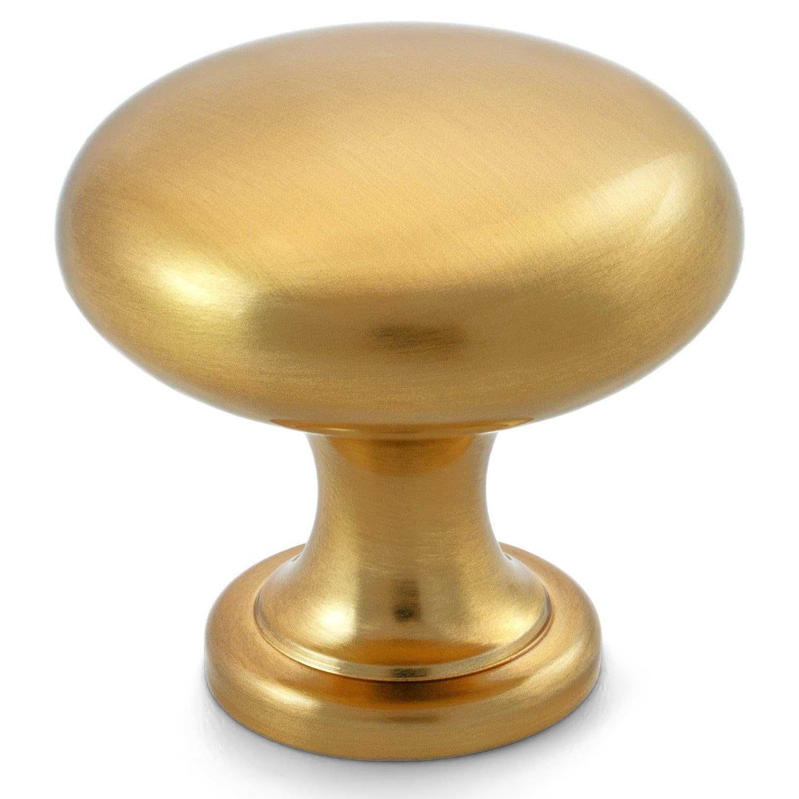 Photo 1 of HESTIA HARDWARE 10 Pack | Gold Cabinet Knobs | 1.15 Inch (29mm) Brass Gold Kitchen Cabinets Knobs and for Bathroom Drawer I Champagne Accent Pulls(Z5.10.L)
