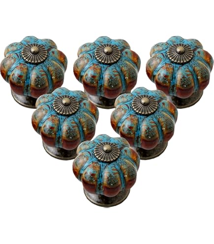 FURNISHFUL FINESSE Dresser Knobs for Cabinets and Drawers Assorted, Dusty Ceramic Knob & Pull Handle for Kitchen Brown Cupboard Wardrobe Decorative Furniture Knobs - Pack of 6 (Dark Brown) - Amazon.com FURNISHFUL FINESSE Dresser Knobs for Cabinets and Drawers Assorted, Dusty Ceramic Knob & Pull Handle for Kitchen Brown Cupboard Wardrobe Decorative Furniture Knobs - Pack of 6 (Dark Brown) - Amazon.com