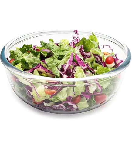 Set De 3 S à Mélanger En Verres Avec Couvercles (3,5 L, 2