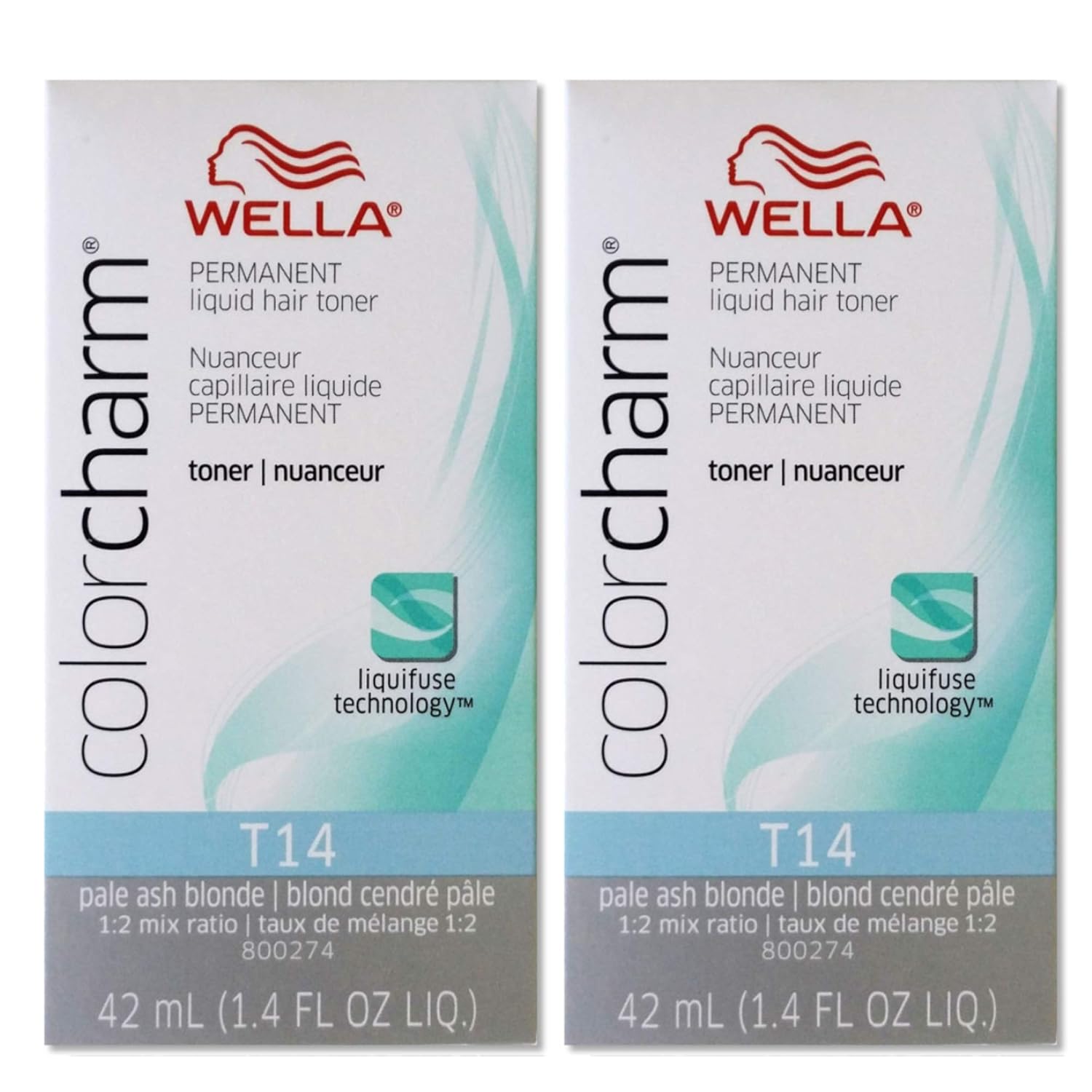 Amazon Com Color Charm Hair Toner T14 Pale Ash Blonde 2 Pack