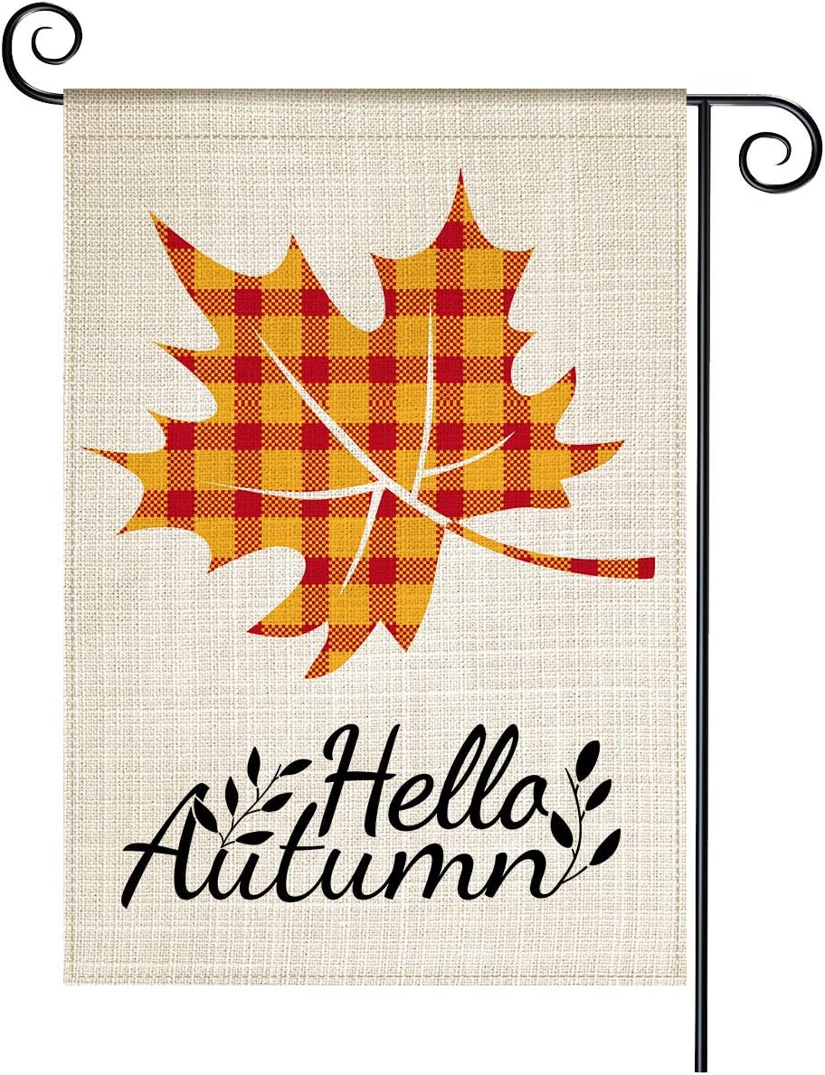 Best Hello Fall Garden Flag