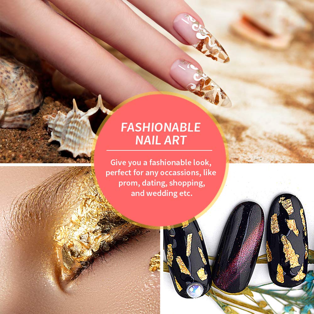 Teenitor 36 Boxes Nail Art Glitter Decorations Pailette Foil Sticker Candy Colors Flakes Nail Kit Sequins Manicure DIY Nail Art Kit Chips Supplies: Beauty