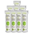 Delon Premium Facial Cleansing Cotton Rounds | Dermatologist Tested and Approved | 8x100 Count Stacks