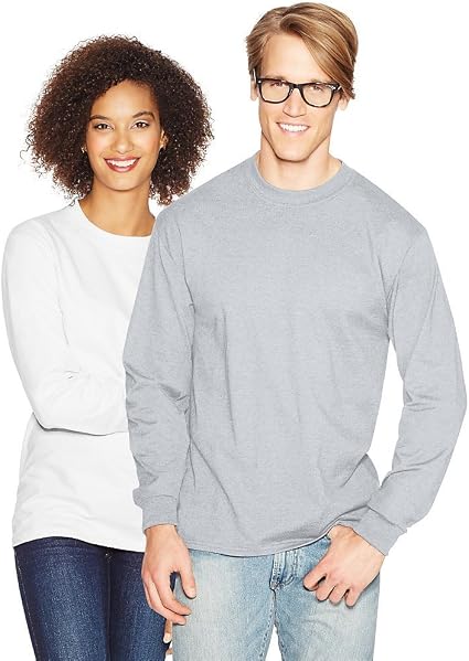 hanes beefy t long