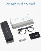 ANRRI Blue Light Blocking Glasses Lightweight Frame for Gaming & PC Use view 6