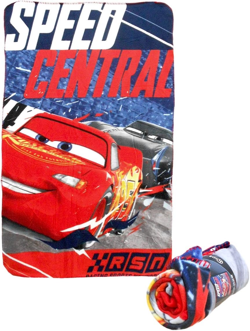 Disney Cars WD19934 Fleece Blanket, Children's Bedding, 59 Inches