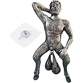 XDHLDULYK 1PCS Door Knocker Men Creative, Funny Balls Door Ring Hanging Doorbell Pendant, Knocking Ornaments Home Decoration Hardware Accessories for Door Wall