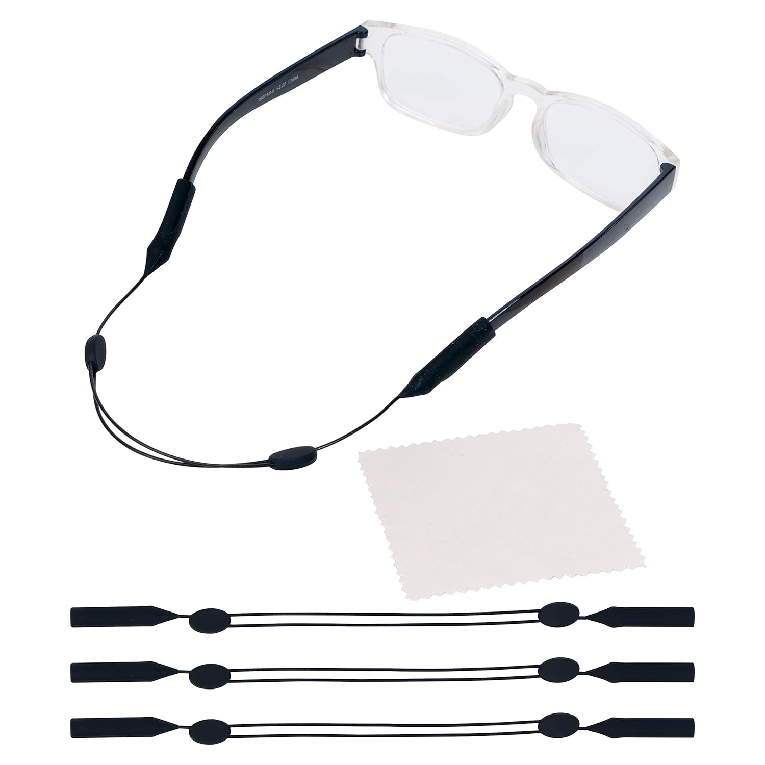 Sidelinx Adjustable Eyewear Retainer 3 Pack No Tail Sunglass Strap