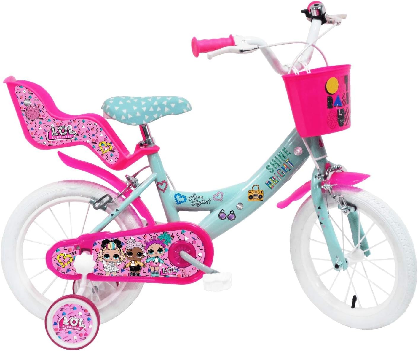 LOL Surprise Bike for Girl 14â€ Wheel Amazon.co.uk Baby