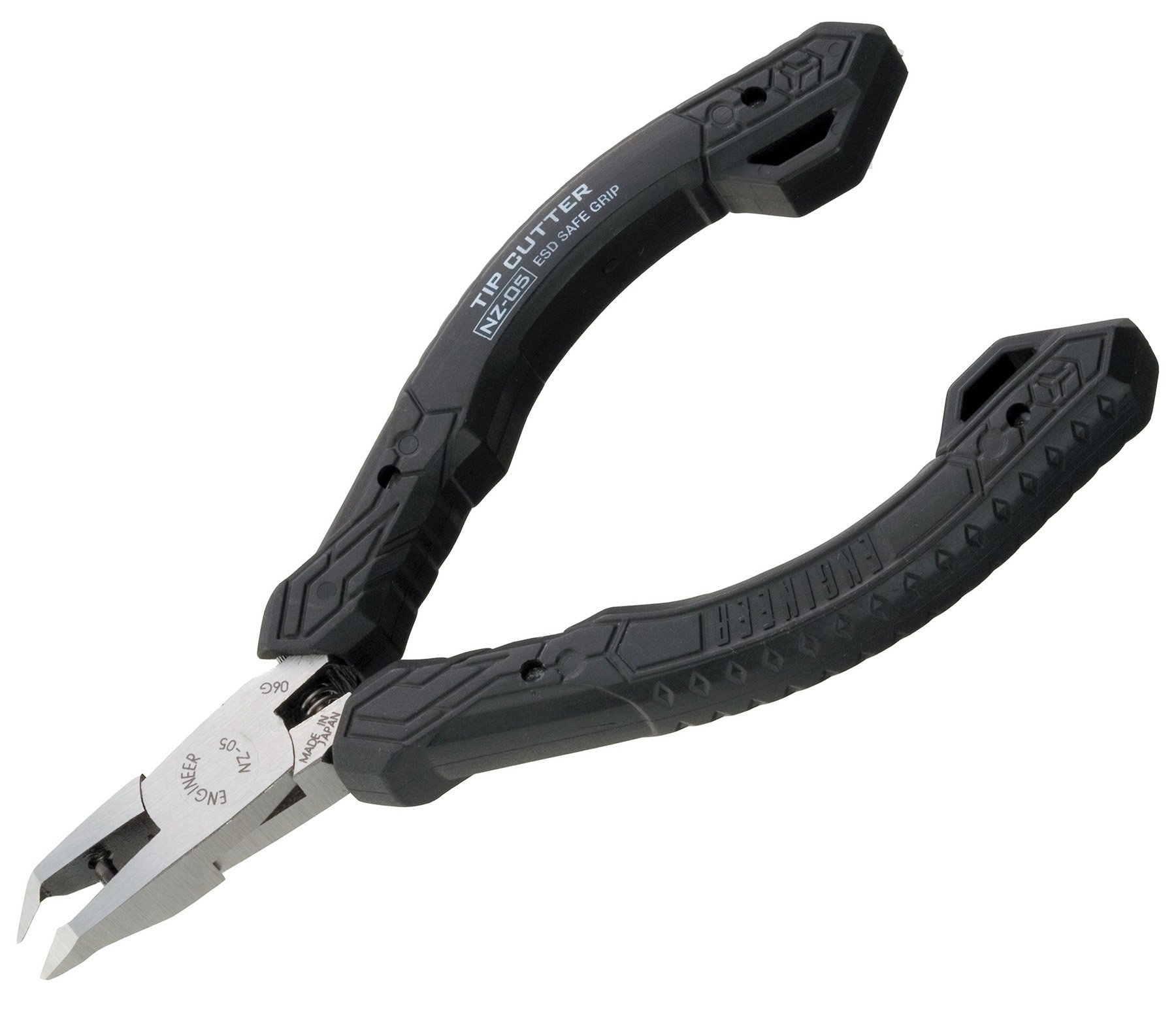 chip Cutters, 45 Degree Angled Jaws for Quick & Easy Removal of ICS (DIL DIP SIP Packages etc.).Made in Japan. ENGINEER nz-05