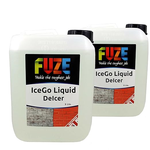 Fuze Ice Go Liquid. 2 x 5 Litre Snow and Ice Melter. Salt free deIcer Amazon.co.uk Garden