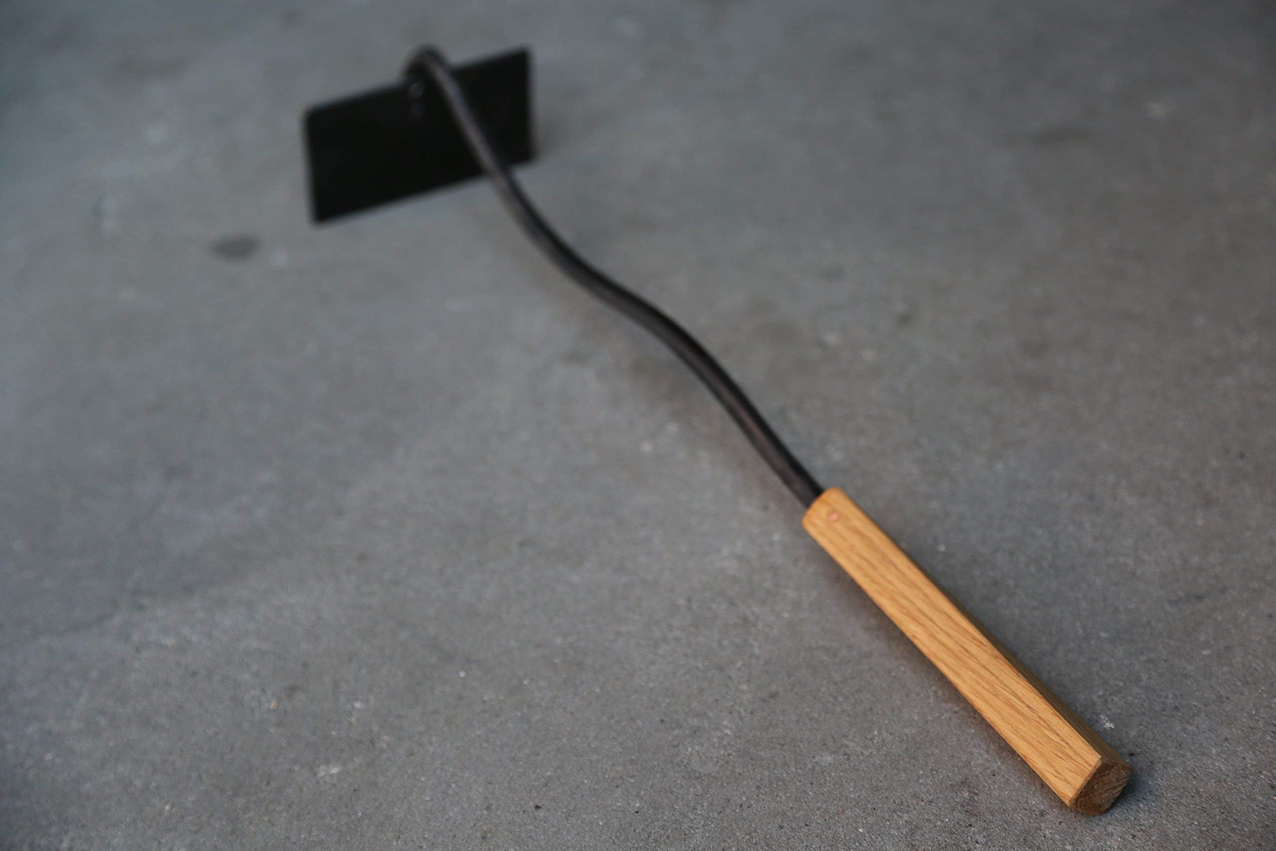 Ash Rake with Twisted Oak Handle