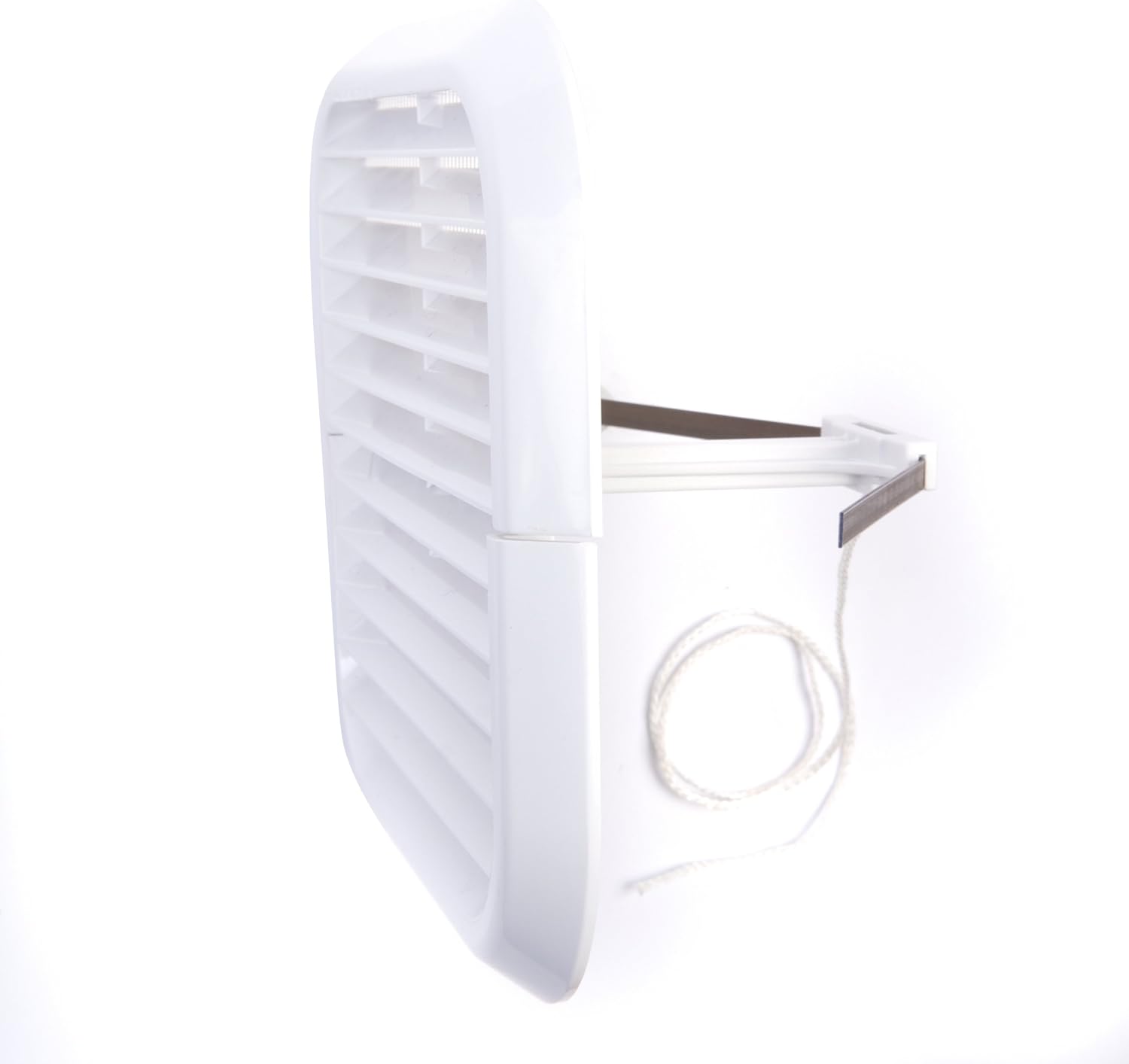 Xpelair SSWKWS Simply Silent W/Round Wall Kit - White, Square/Brown - Image 5