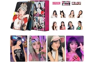 BAOSAI 55PCS GIDLE Photocards and 100PCS GIDLE Stickers(Pink)