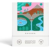 Reach International Outfitters Oregon Adventure Bucket List: 50 Scratch-Off Cards for Outdoor Activities, Tourist Attractions, and Road Trips - Perfect Travel Gift and Guide for Exploring