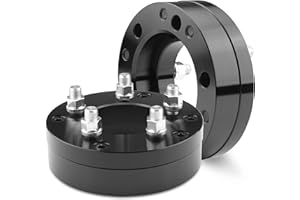 EZISOE 6x5.5 to 5x4.5 Wheel Adapters, 2 inch 6x139.7mm to 5x114.3 mm Wheel adapters 108mm Hub bore with 14x1.5 Thread Pitch f