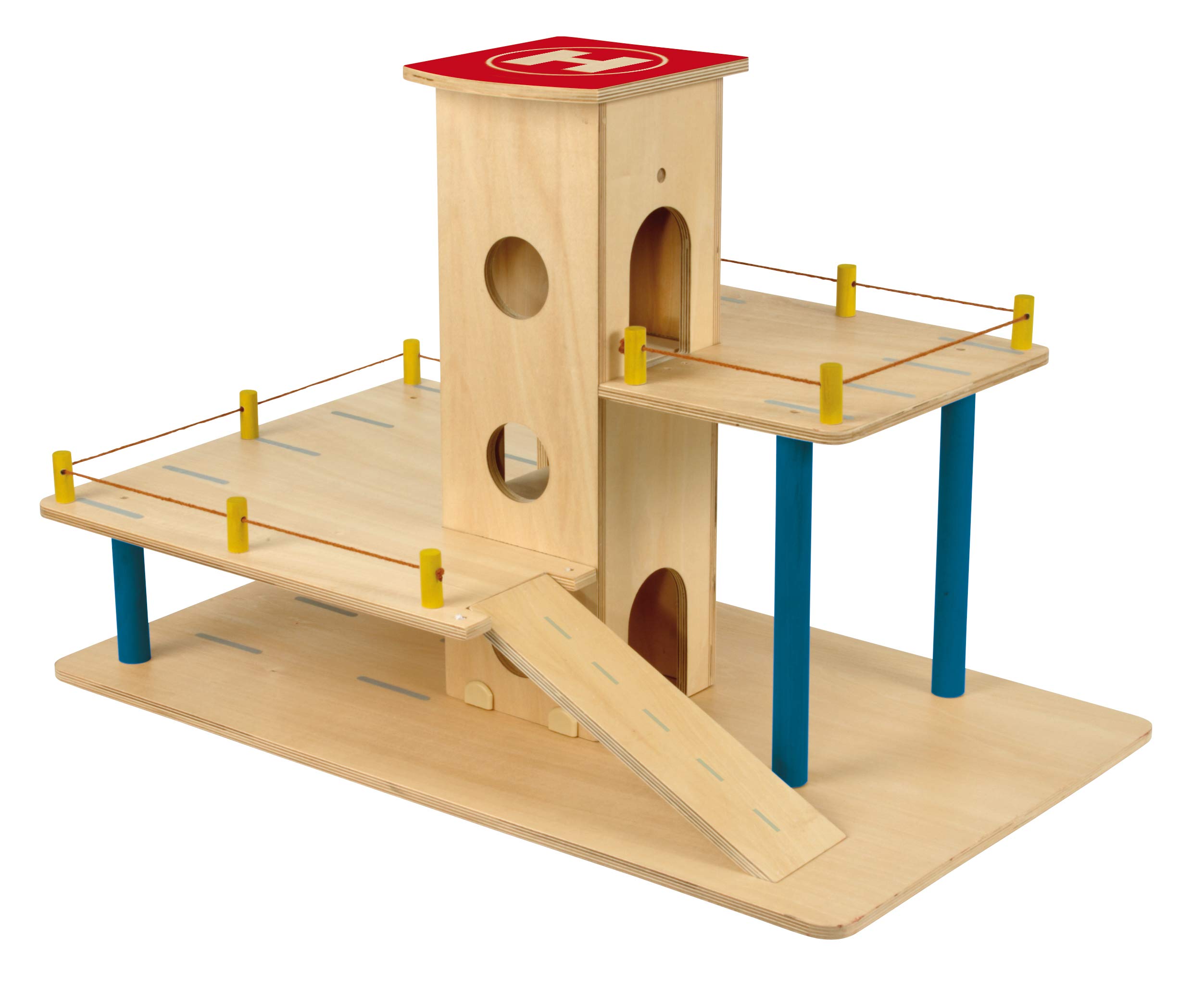 Educo Wooden Garage Large | Educational Materials Music & Drama | Drama - Role Play - Furniture and Accessories | From 36 Months | Up to 72 Months