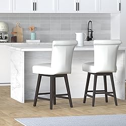 CHITA 26 Inch Counter Height Swivel Bar Stools Set