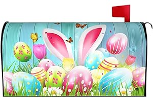 Sweetshow Easter Decorative Mailbox Cover Polyester, Magnetic, 21X18 inches, Easter1