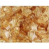BeadTin Gold Sparkle 13mm Star Pony Beads (250pcs)