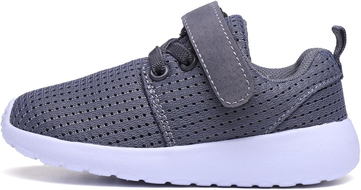  | DADAWEN Boy's Girl's Lightweight Breathable Sneakers Strap Athletic Running Shoes | Running
