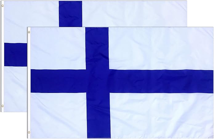 Amazon Com Consummate Finland Flag Finnish Flag 3x5 Ft Polyester