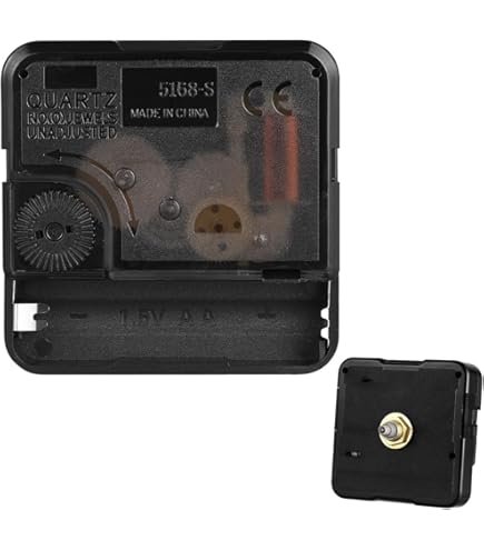 Mécanisme D'horloge Quartz 8 Mm à Pile - Kit De Réparation DIY, Remplacement Facile Pour Horloge Murale
