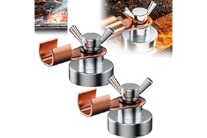 CGNRONEAU 2PCS Welding Magnetic Grounding Clamp, Welding Magnets Ground Magnet, Welding Support Ground Clamp Tools Accessories
