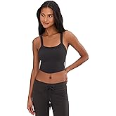 Free People, Womens, All Clear Cami Solid, Chocolate, Medium/Large