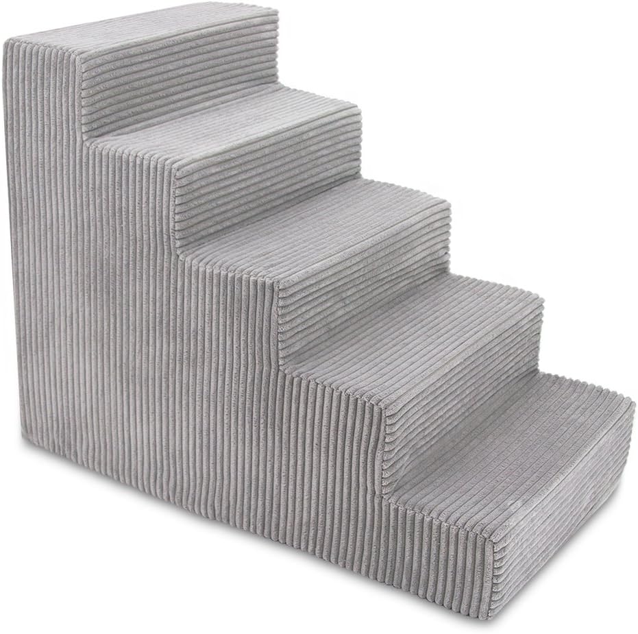 USA Made Pet Steps/Stairs with CertiPUR-US Certified Foam for Dogs & Cats by Best Pet Supplies : Pet Supplies
