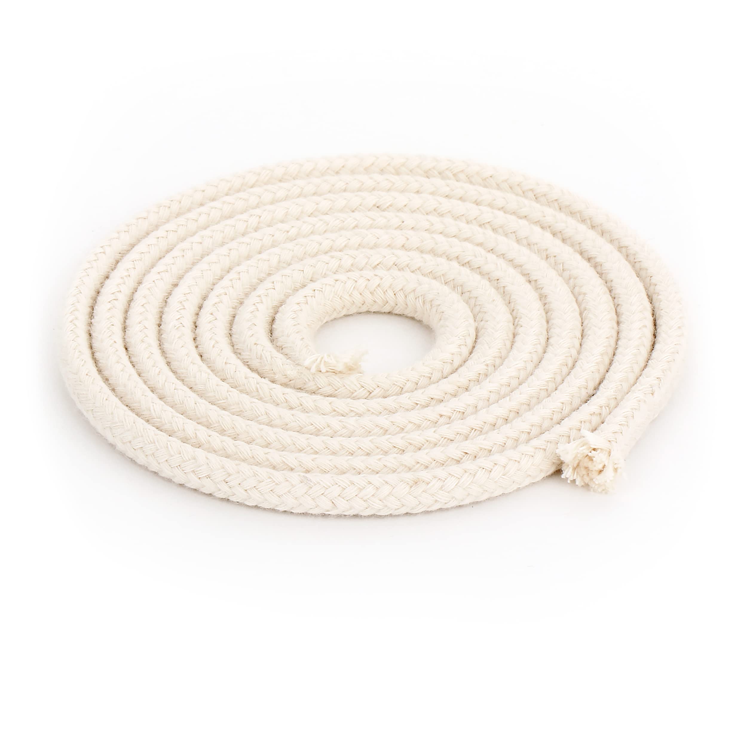NKlaus 5 Metre Round Wick 100% Pure Cotton 5.0 mm Wide for Oil Lamp Kerosene Lamp