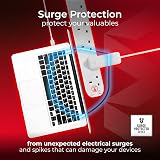 Masterplug Six Socket Extension Lead 2m Surge Protected 13A BS1363-2 view 2