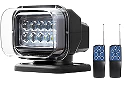 Remote Control Marine LED Search Spot Light, 8 Inch