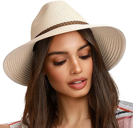 foldable straw sun hat