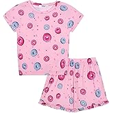 Arshiner Girls 2-Piece Tie Dye Pajamas Set Trendy Lounge Set Kids Sleepwear
