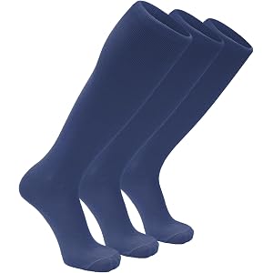 TCK Lightweight Sports Socks for Baseball Softball Football & Soccer | Youth Kids Boys Girls & Adult Sizes Light Compression