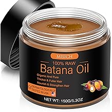 MISICH Raw Batana Oil for Hair Growth, 100% Natural Pure Botana Oil Paste from Honduras, Unrefined Organic Batana Hair Mask f