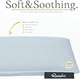 Qomfor Microwavable Wheat Bag Light Blue 3-Chamber Heating Pad 46x12 cm view 2