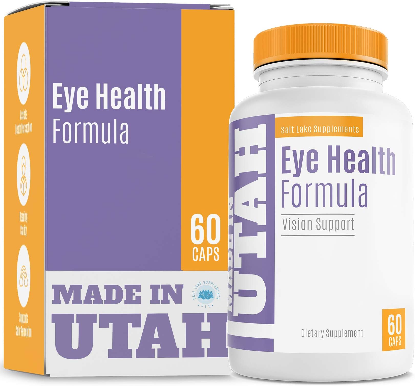 Eye Health Formula With Essential Vitamins, Minerals and Natural Herbs Including Lutein - Supports Overall Eye, Retina & Macula Health To Protect Your Vision And Keep It Healthy