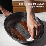 SENSARTE Non Stick Frying Pan Omelette Pan 20cm Swiss Granite Coating view 3