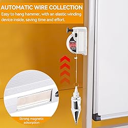 Magnetic Plumb Bob, Stretch The Line and Quickly