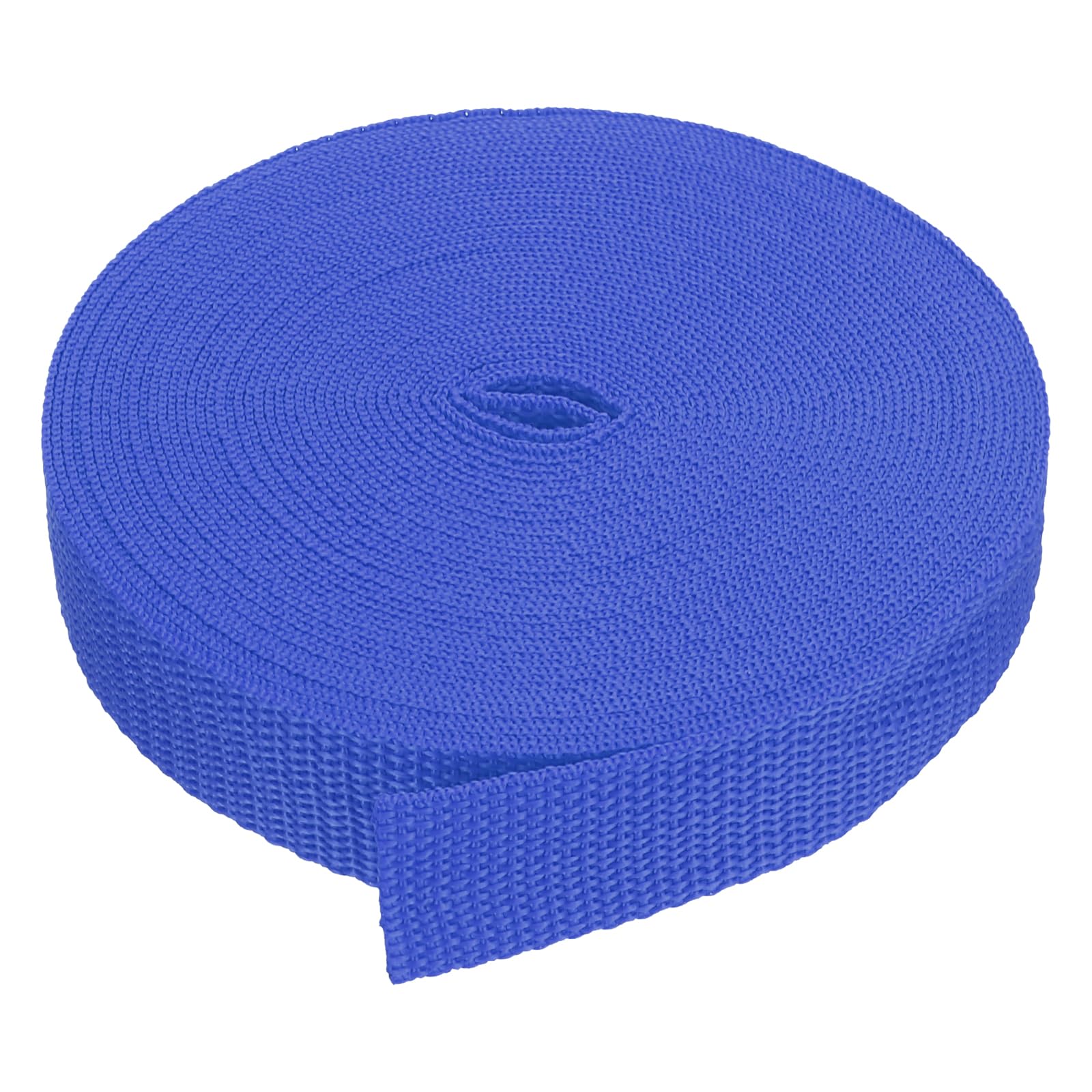 PATIKIL 9 Meters Webbing, 25mm Polypropylene Webbing Strap Heavy Webbing Roll Chair Straps for Indoor Outdoor Climbing DIY Crafting, Deep Blue
