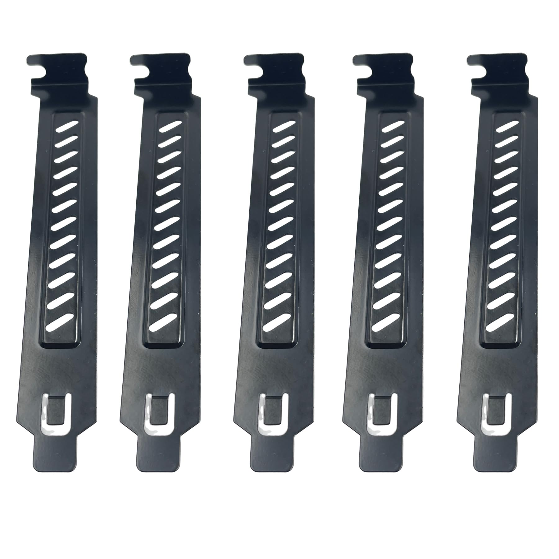 Photo 1 of 10PCS Black PCI Slot Covers,Dust Filter Bracket Expansion Blanking Plate for Computer Cases