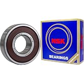 2PACK NSK 6202DDU 6202-2RS 15X35X11mm Double Rubber Seal Bearings Deep Groove Ball Bearings