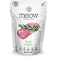 The New Zealand Natural Pet Food Co. Meow Freeze Dried Cat Food - Duck Recipe, High Protein, Use as a Complete Diet, Topper, Mixer, or as Cat Treats, All Life Stages, 9.9 oz